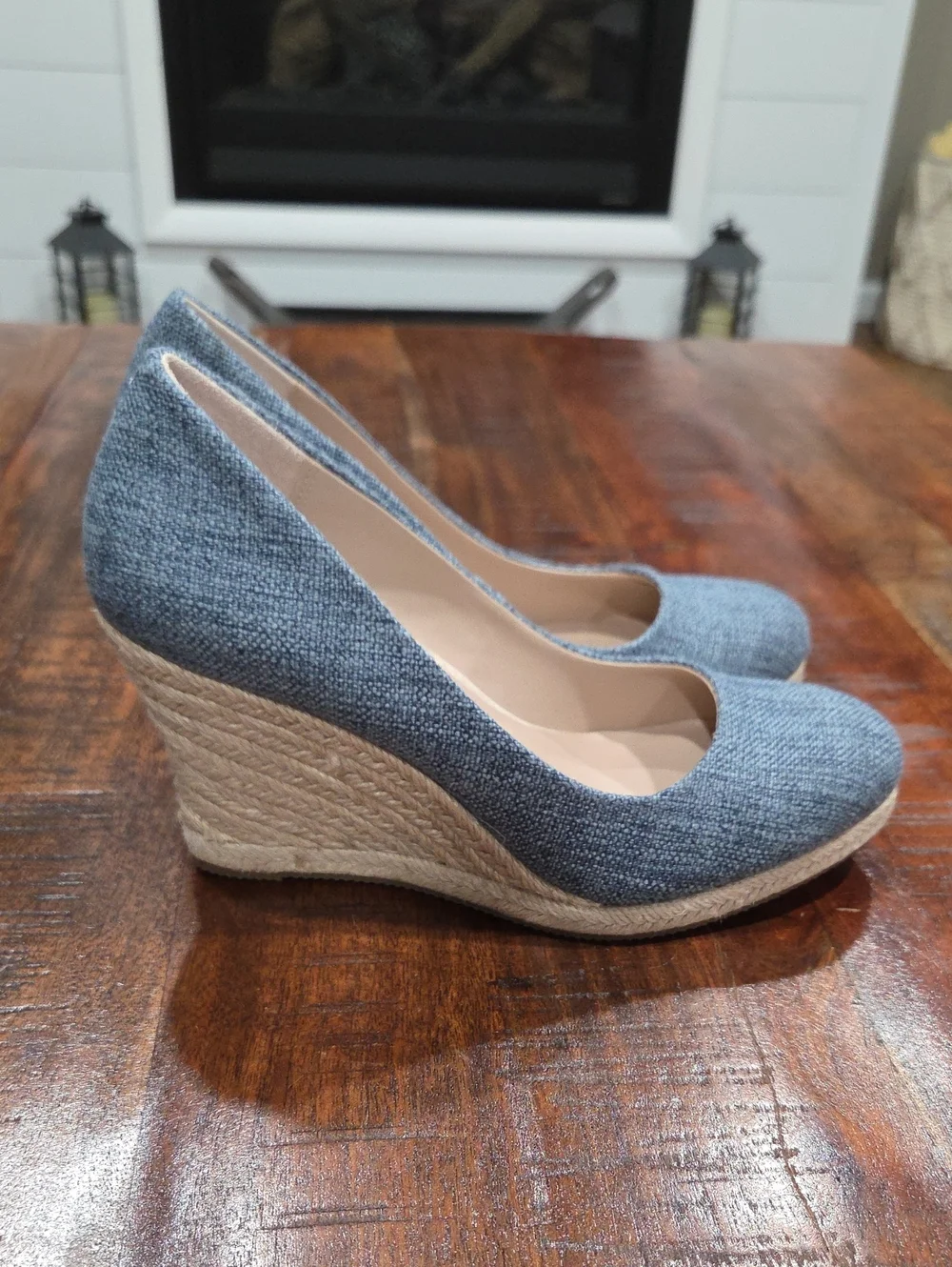 Neiman Marcus NWT Heeled Espadrilles